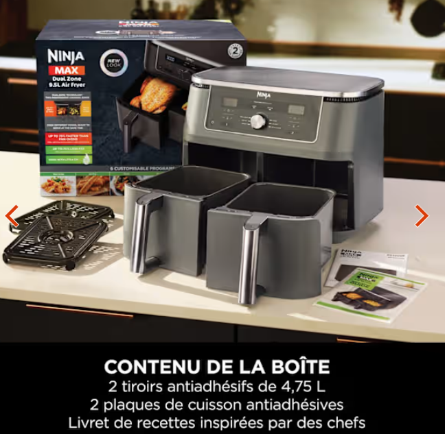 🍟 Air Fryer Ninja Foodi MAX Dual Zone — La cuisson saine, rapide et croustillante enfin accessible !